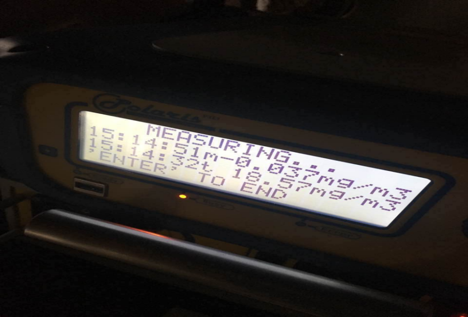 便攜式非甲烷總烴測試儀與在線儀器進行現(xiàn)場比對