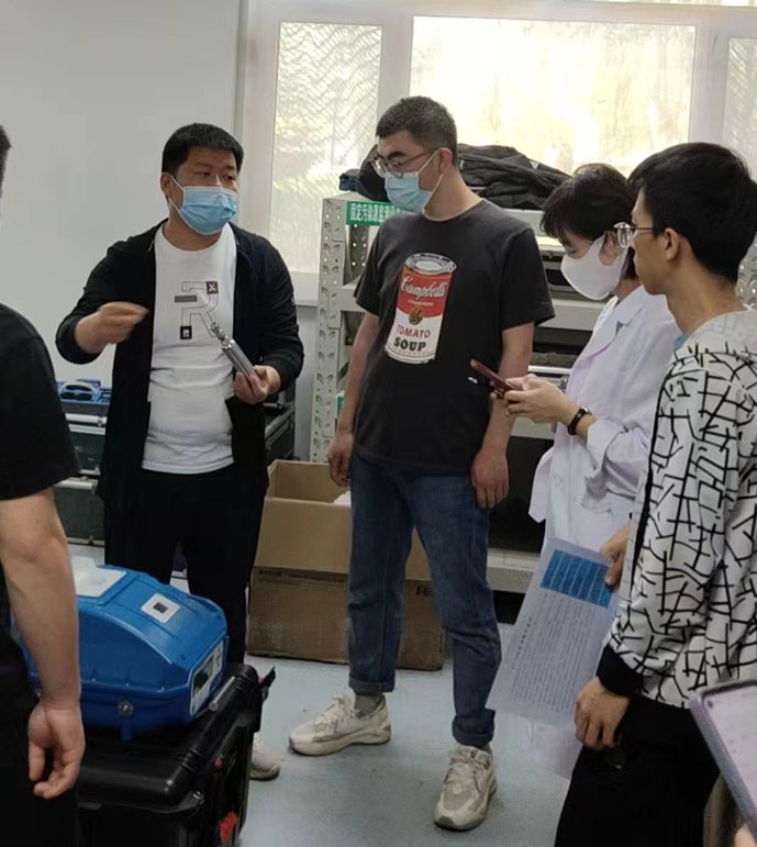 寧東生態(tài)環(huán)境監(jiān)測站PF-300驗收培訓