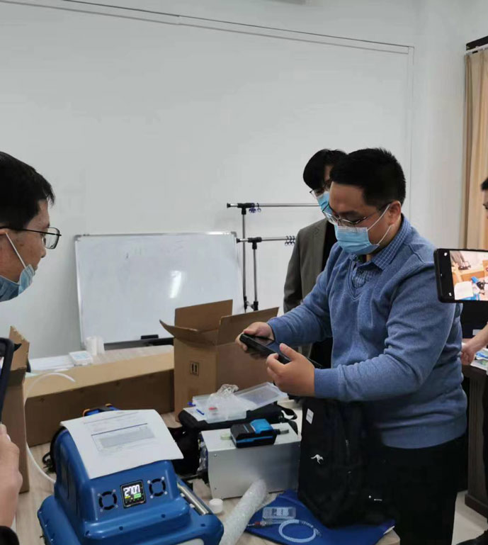 淄博市生態(tài)環(huán)境局PF-300交付驗收