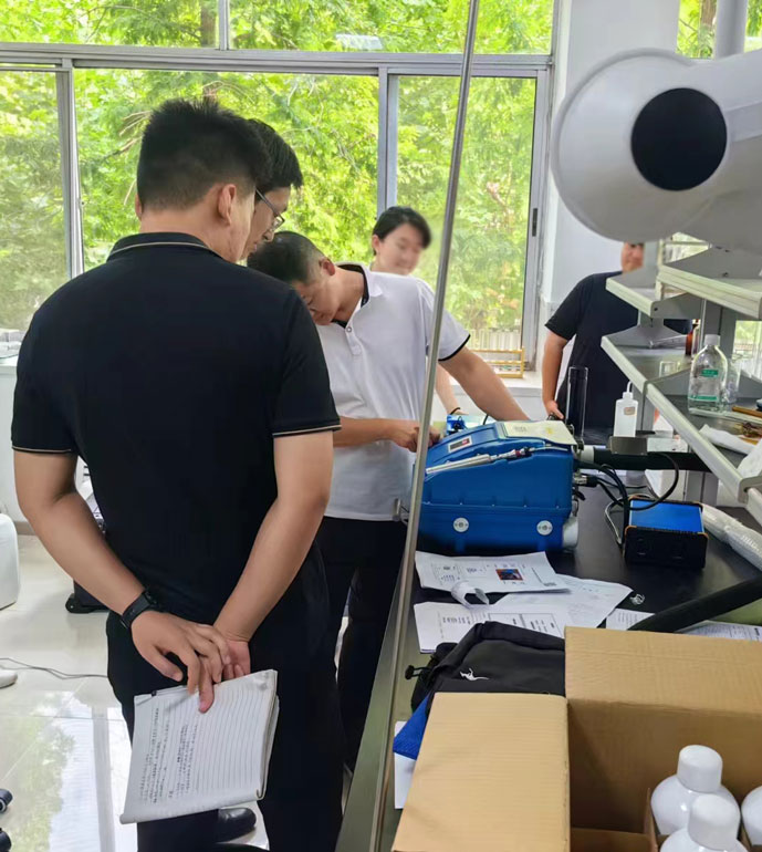 濟(jì)寧市生態(tài)環(huán)境局兗州分局及泗水縣分局PF-300交付驗(yàn)收