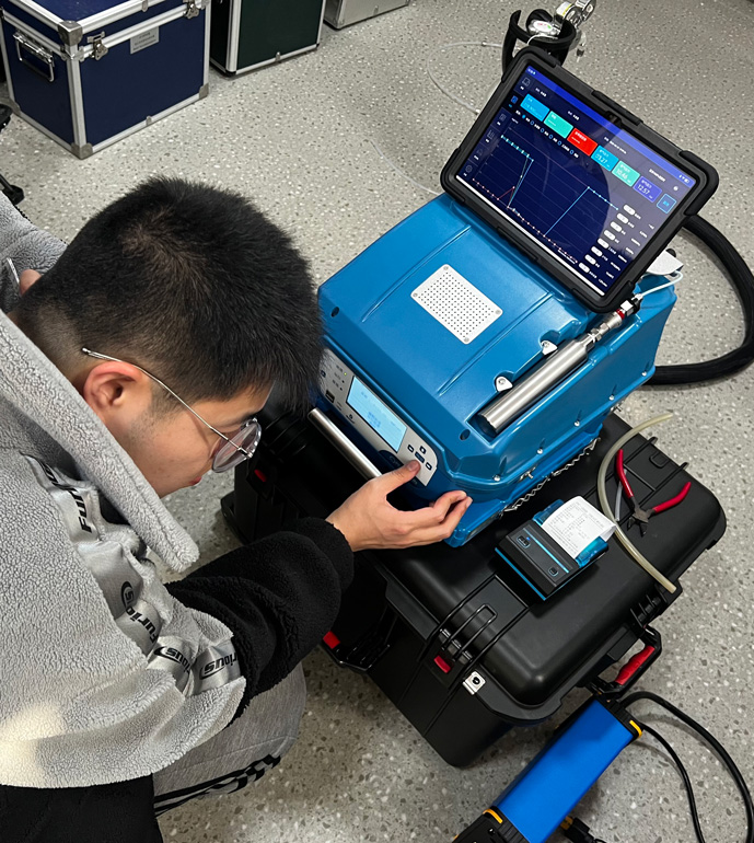 遼寧6家生態(tài)環(huán)境監(jiān)測單位PF-300非甲烷總烴交貨培訓